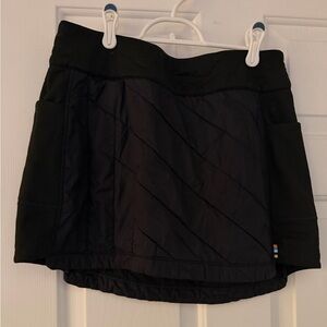 Smartwool Black Skirt Slip On With Pockets - Medium